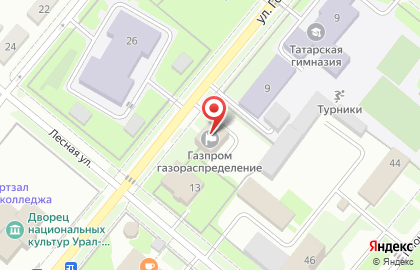 Газпром газораспределение Уфа в Уфе на карте