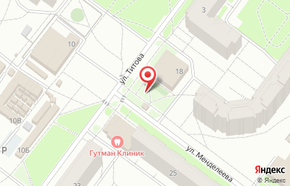 Овощной киоск в Красноперекопском районе на карте