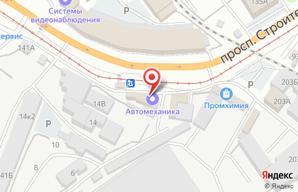 Магазин Автомеханика в Железнодорожном районе на карте