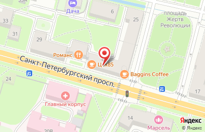 Магазин колбасной и консервированной продукции на карте