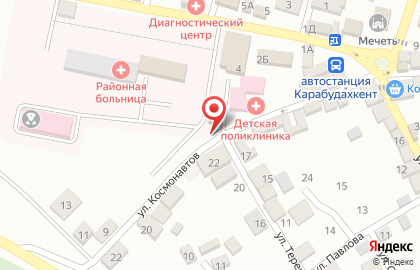 Магазин фастфудной продукции на улице Космонавтов на карте