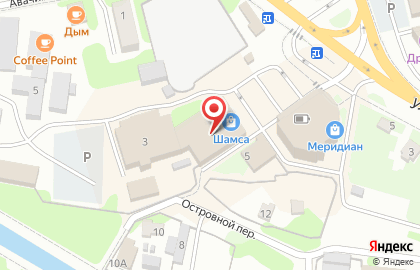 Киоск по продаже кофе в Петропавловске-Камчатском на карте