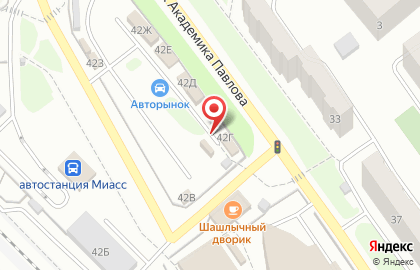 Магазин Автомаляр на улице Академика Павлова на карте