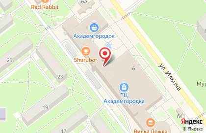Интернет-провайдер Сибсети в Советском районе на карте