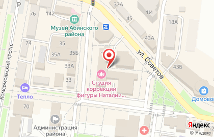Следственный отдел по Абинскому району на карте