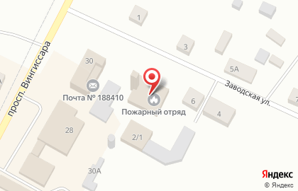 Отдел Государственного Пожарного Надзора Волосовского Района на карте