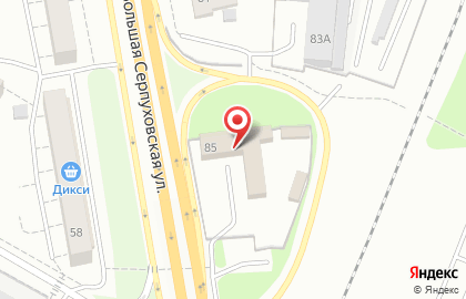 Главное управление Федеральной службы ВНГ РФ по Московской области на Большой Серпуховской улице на карте