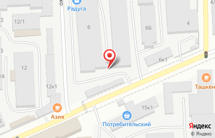 Магазин хлебобулочных изделий в Советском районе на карте
