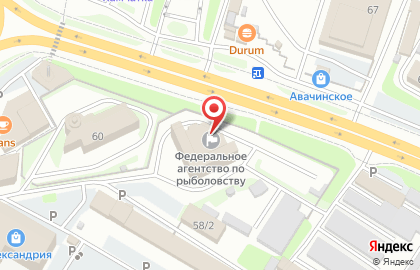 Северо-Восточное территориальное Управление Федерального агентства по рыболовству на карте