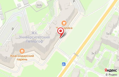 Магазин Красное & Белое в Санкт-Петербурге на карте