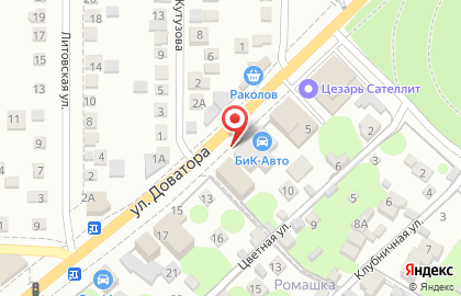 ЗАО Проминвест на улице Доватора на карте