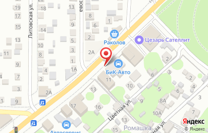 ООО "ЮТС" на улице Доватора на карте