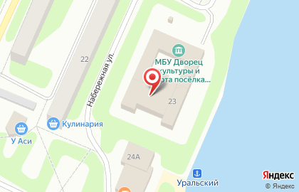 Дворец культуры и спорта на Набережной улице на карте