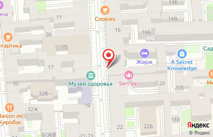 Спа-салон массажа Sen Sip на Моховой улице на карте