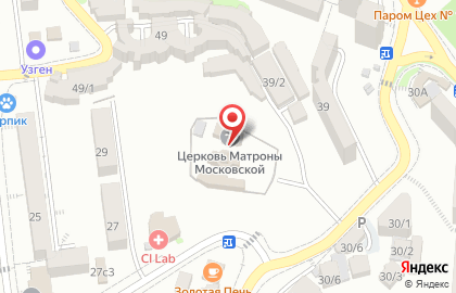 Церковь Матроны Московской на карте