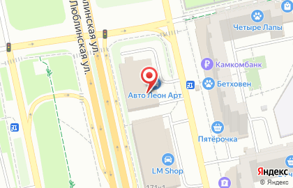 РЕСО-Гарантия, ОСАО на Люблинской улице на карте