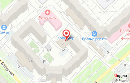 Служба заказа спецтехники Bobcat Бизнес Партнер в Советском районе на карте