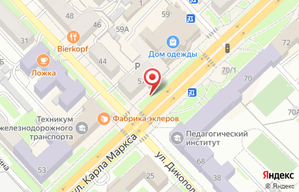 ЗАО Райффайзенбанк на улице Карла Маркса на карте
