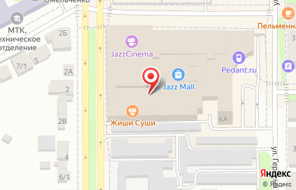 Магазин детских товаров Детский мир в Ленинском районе на карте