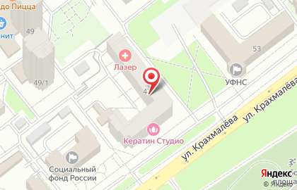 Продовольственный магазин Хлеб в Советском районе на карте