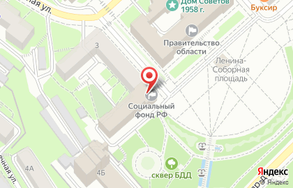 Управление Пенсионного фонда РФ в г. Липецке в Советском районе на карте