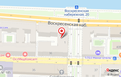 Две столицы на проспекте Чернышевского на карте