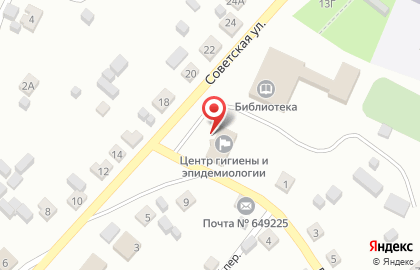 Территориальный отдел Управления Федеральной службы по надзору в сфере защиты прав потребителей и благополучия человека по Республике Алтай в Шебалинском и Чемальском районах на карте