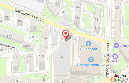 Ателье по пошиву и ремонту одежды Силуэт на Хабаровской улице на карте