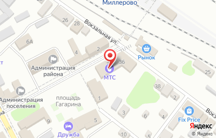 Салон связи МТС в Ростове-на-Дону на карте