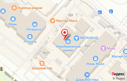 beyosa на проспекте Комарова на карте