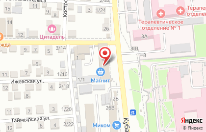 Калинка на Челябинской улице на карте