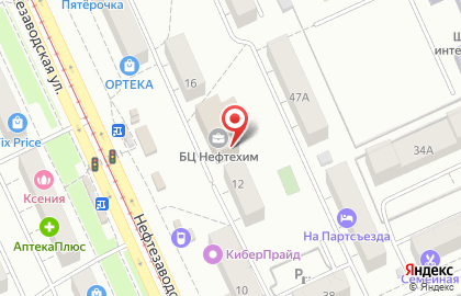 Жалюзи-М на Нефтезаводской улице на карте