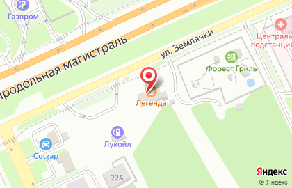 Кафе Легенда в Дзержинском районе на карте