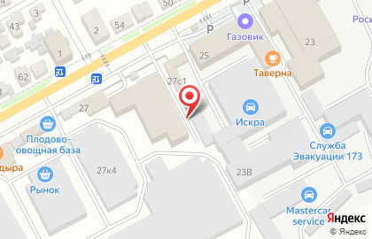 Газель на улице Урицкого на карте