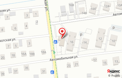 Золотая рыбка на Автомобильной улице на карте