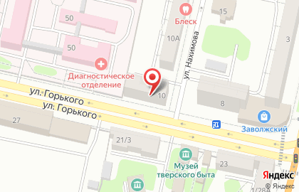 Магазин мебели в Твери на карте