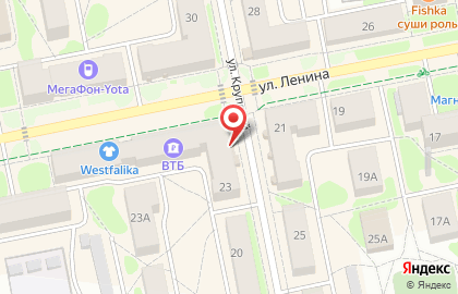 Магазин мясных деликатесов на улице Ленина на карте
