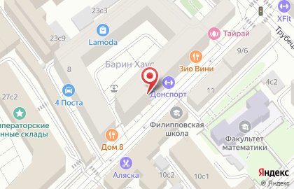Аптека A.v.e Luxury на Фрунзенской на карте
