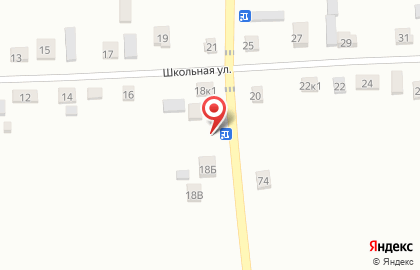 Магазин продуктов Виктория на Школьной улице на карте