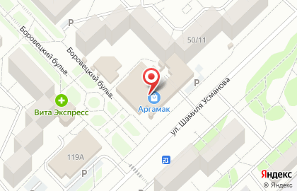 Салон цветов в Казани на карте