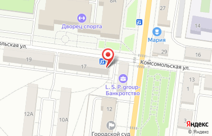 Продовольственный магазин Вега на Комсомольской на карте