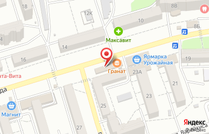 Цветочный магазин Ангаж в Коминтерновском районе на карте