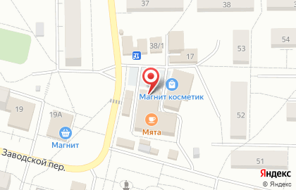 Служба доставки японской кухни в Заводском переулке на карте