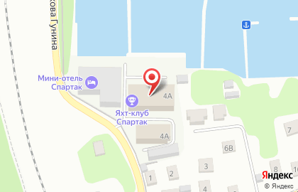 Ресторан Яхт-Клуб Спартак на карте