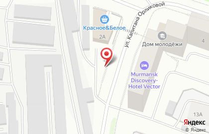 Кафе быстрого питания на улице Капитана Орликовой на карте