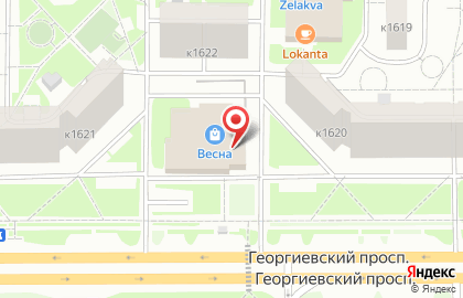 Супермаркет Пятёрочка в Москве на карте