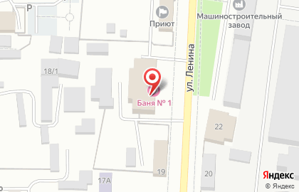 Копейские городские бани на улице Ленина на карте