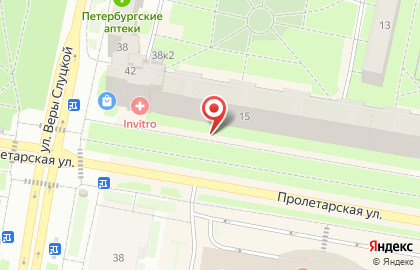 Белорусский трикотаж на Пролетарской улице на карте