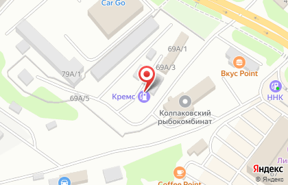 Кремс в Петропавловске-Камчатском на карте