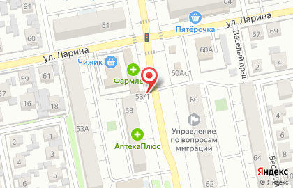 Пекарня-кондитерская Testo в Центральном районе на карте